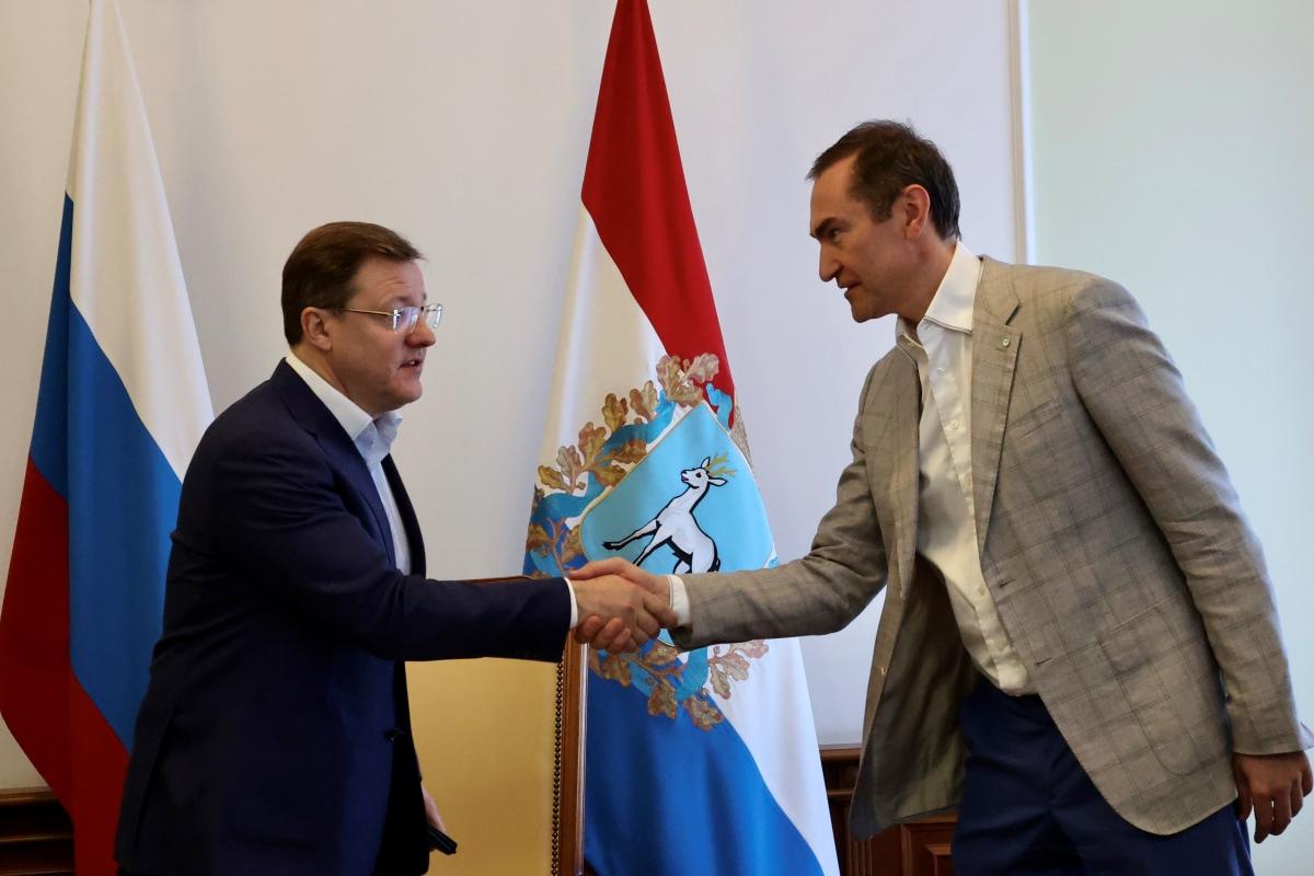Александр Ведяхин провёл рабочую встречу с губернатором Самарской области