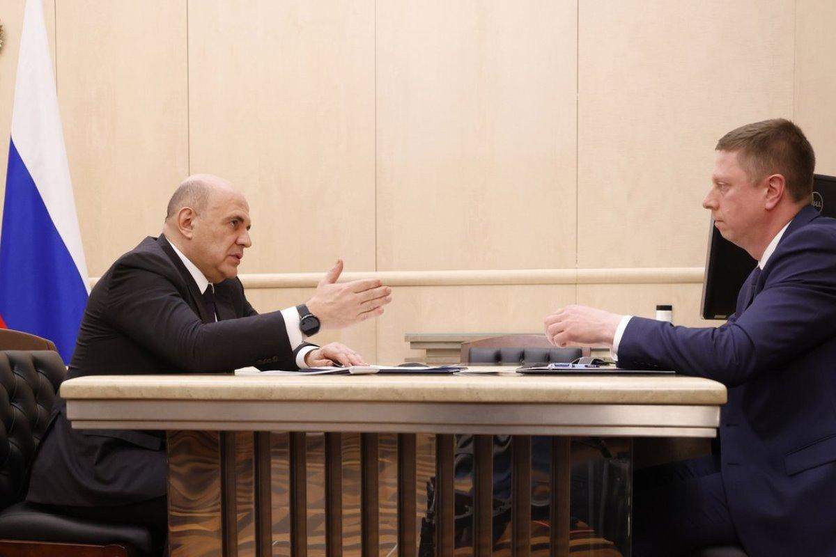 Встреча Михаила Мишустина с председателем Федерального фонда обязательного медицинского страхования Ильёй Баланиным